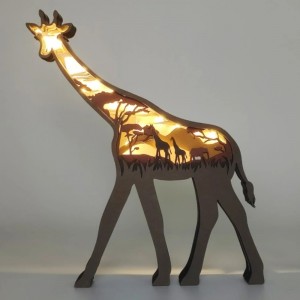 3d dyre træ giraff